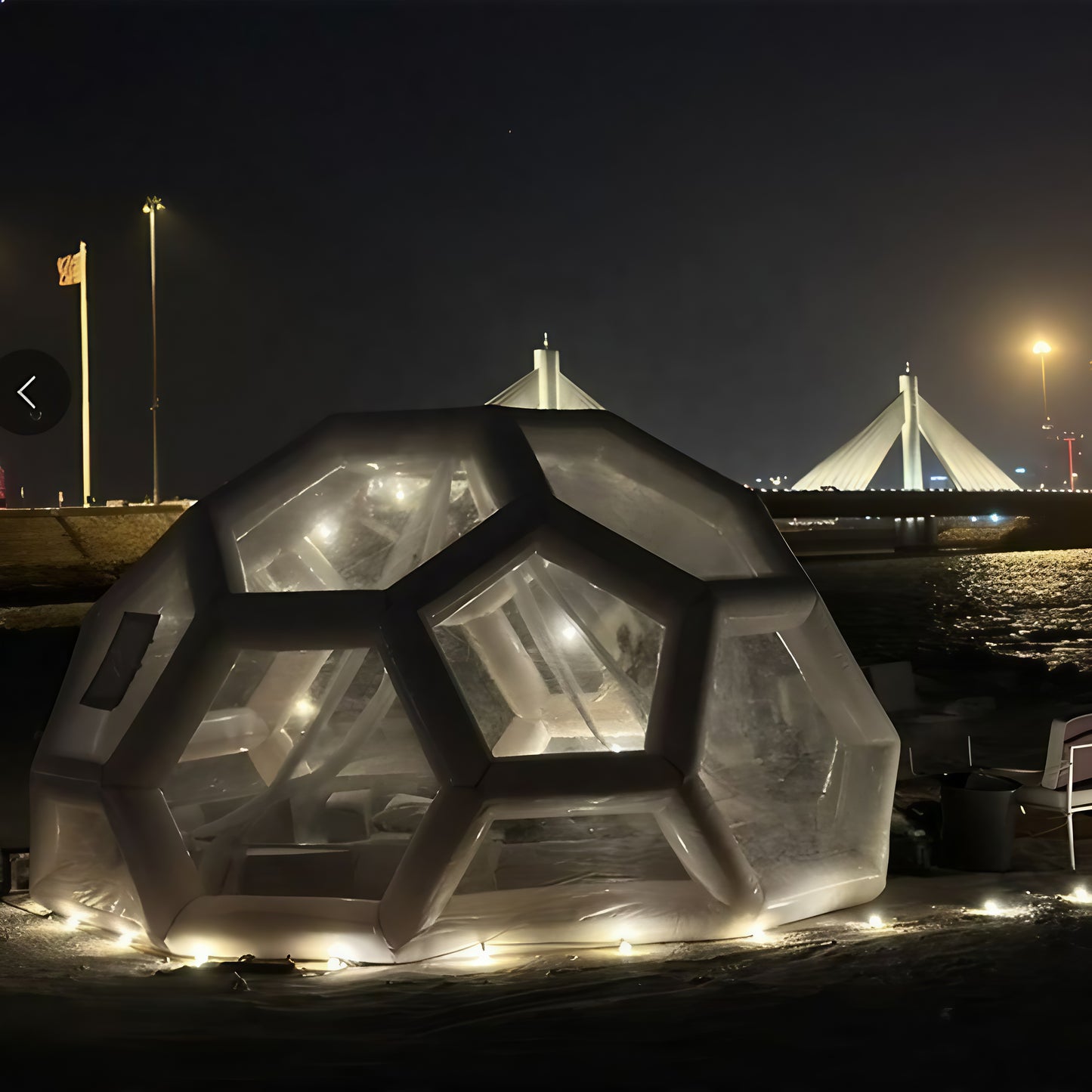 Geometric Inflatable Dome Tent