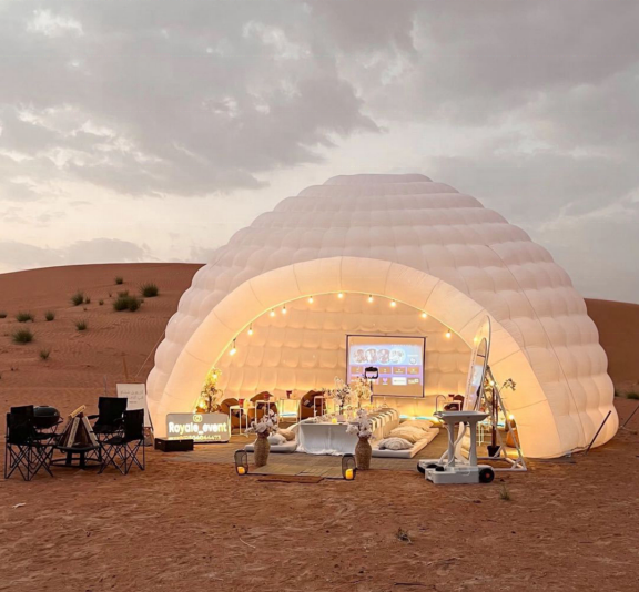 Inflatable Igloo Dome Tent