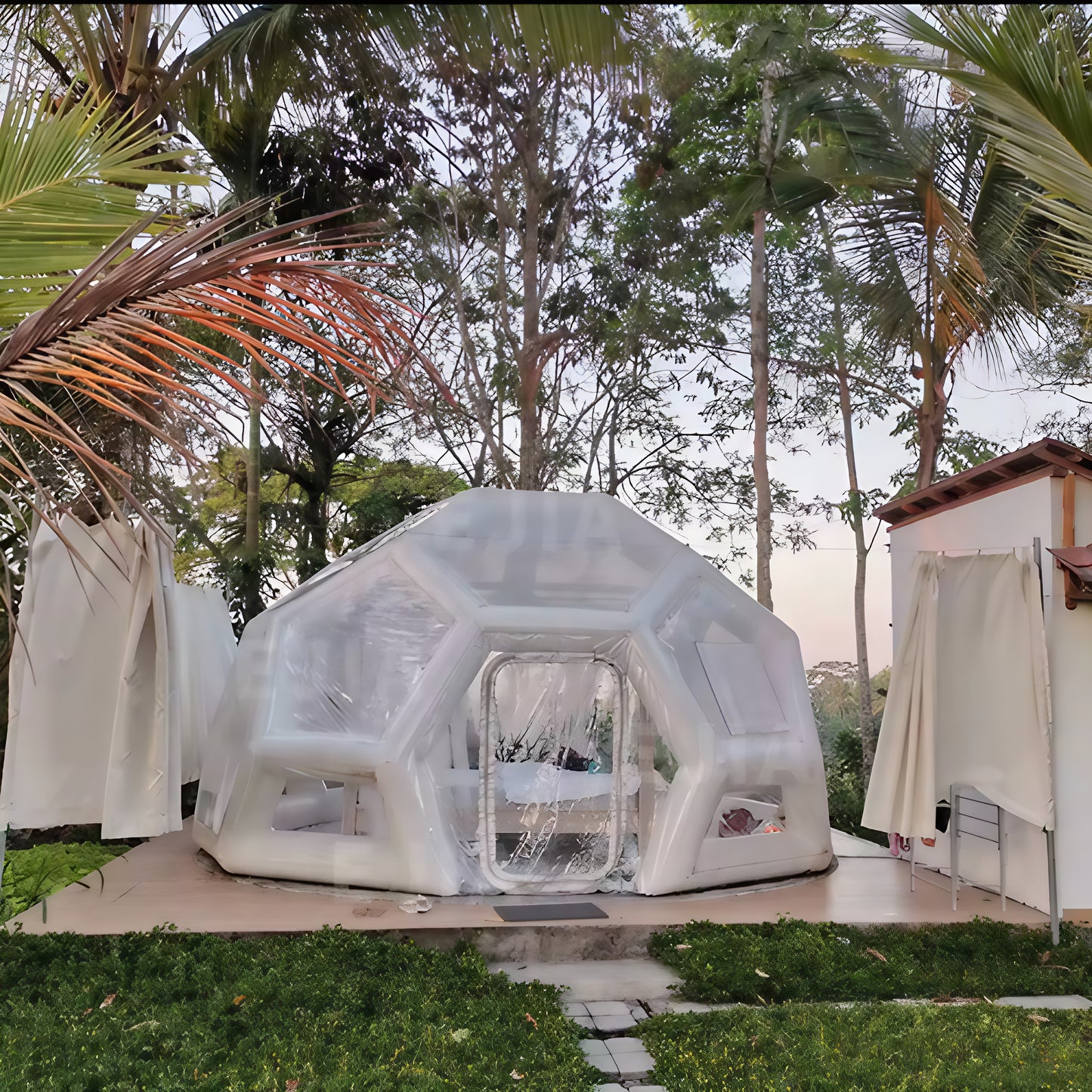 Geometric Inflatable Dome Tent